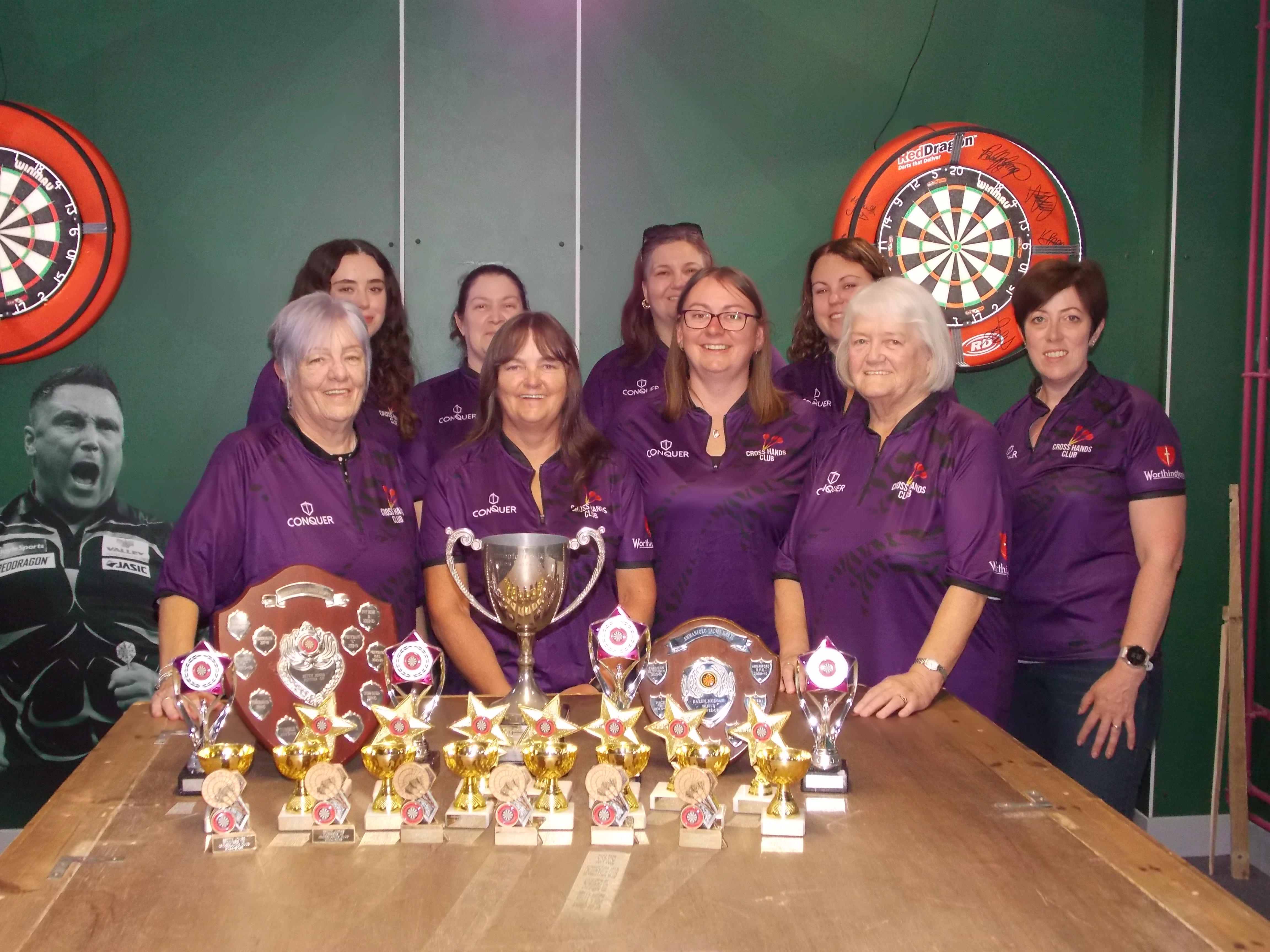 Ladies Darts at Crosshands Club